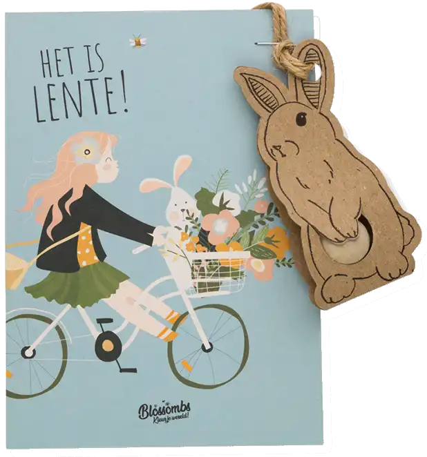 lente-kaart-blos lente kaart blos